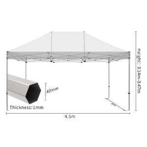 Beach Privacy Aluminum Marquee Tent 3*4.5