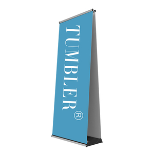 ST Aluminum windproof double sided outdoor Roll up banner 