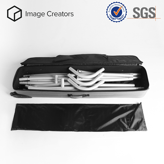 Durable Wave Tube W Shape display stands